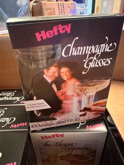 Hefty Champagne Glasses