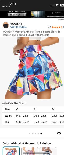 NWT Golf Tennis Zumba Active Skort NWT Golf ⛳️ Zumba cycling tennis active Geometric Skater Skort