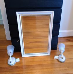 70s Recessed Medicine Cabinet with Lights