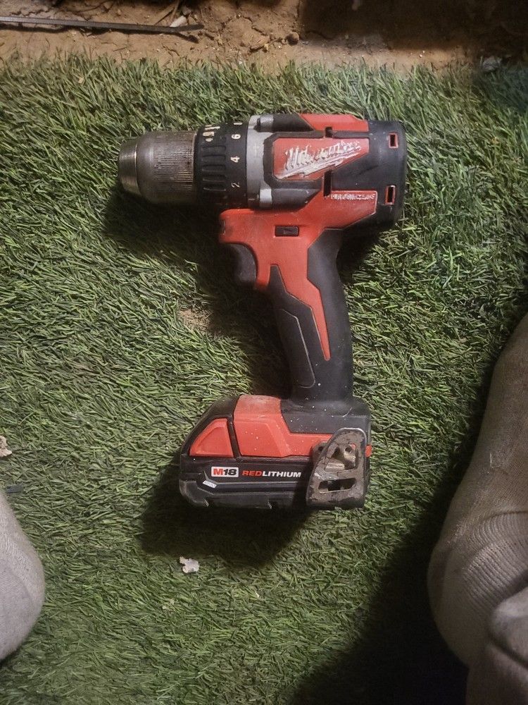 Milwaukee M18 18-Volt Lithium-Ion Brushless Cordless 1/2 inch Compact Drill Driver (Tool-Only), model 2801-20.