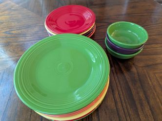 Fiesta Ware Dishes 17 total