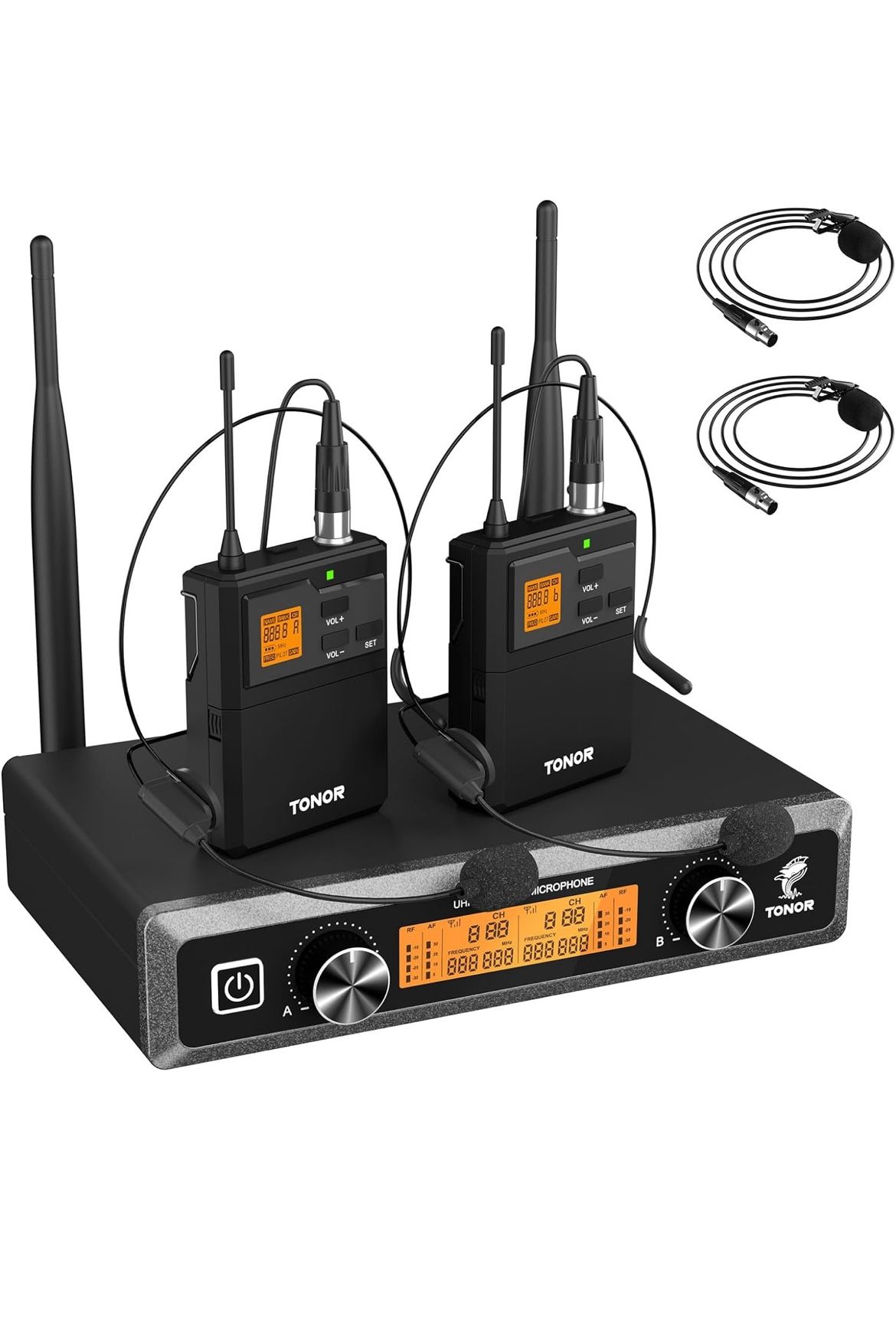 TONOR UHF Wireless Microphones System
