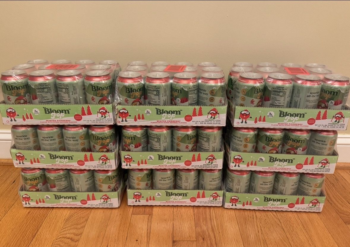 Bloom Pop Prebiotic Soda 12 Pack