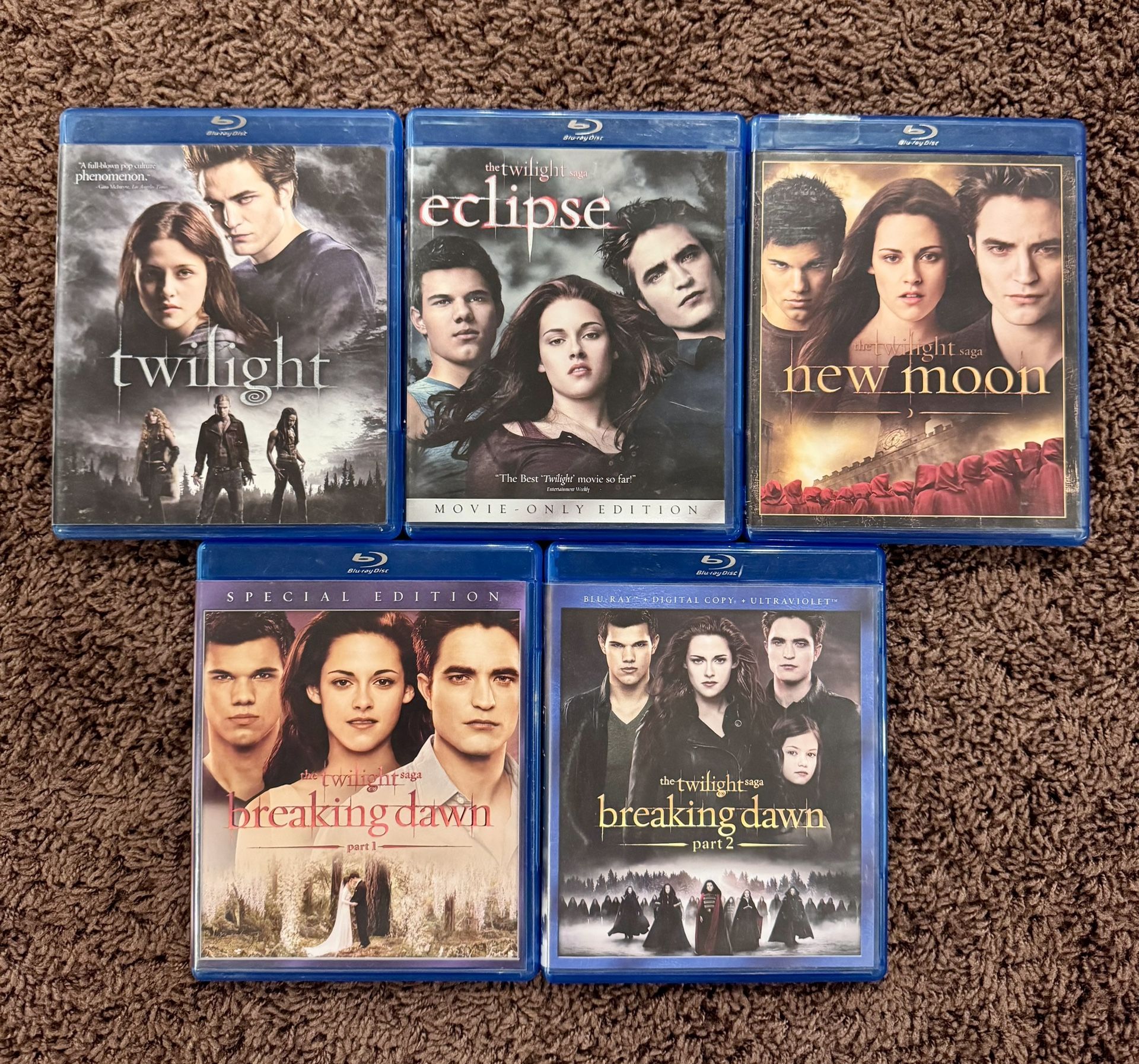 Twilight Movies Blu-ray
