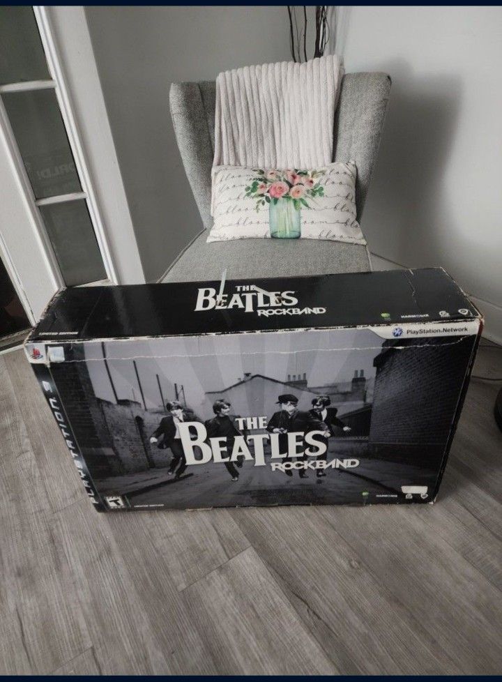 Limited Edition The Beatles Rockband Playstation 3 PS3 New Open Box