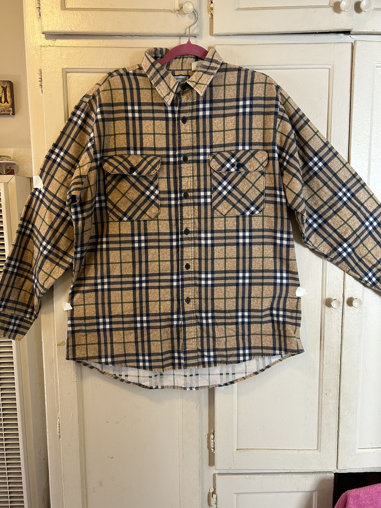 Vtg Fieldmaster heavy Lumberjack Style Flannel Casual Outdoors Sz XL