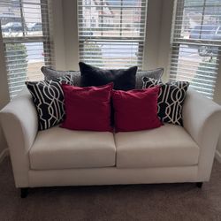 2 Piece Living Room Furniture With 2 End Tables And Coffee Table 