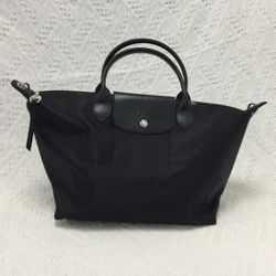 Longchamp Le Pliage Neo Tote Bag size Large Black