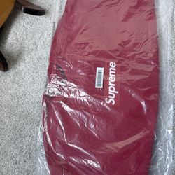 Supreme Washed Box Logo Crewneck - Red - Small