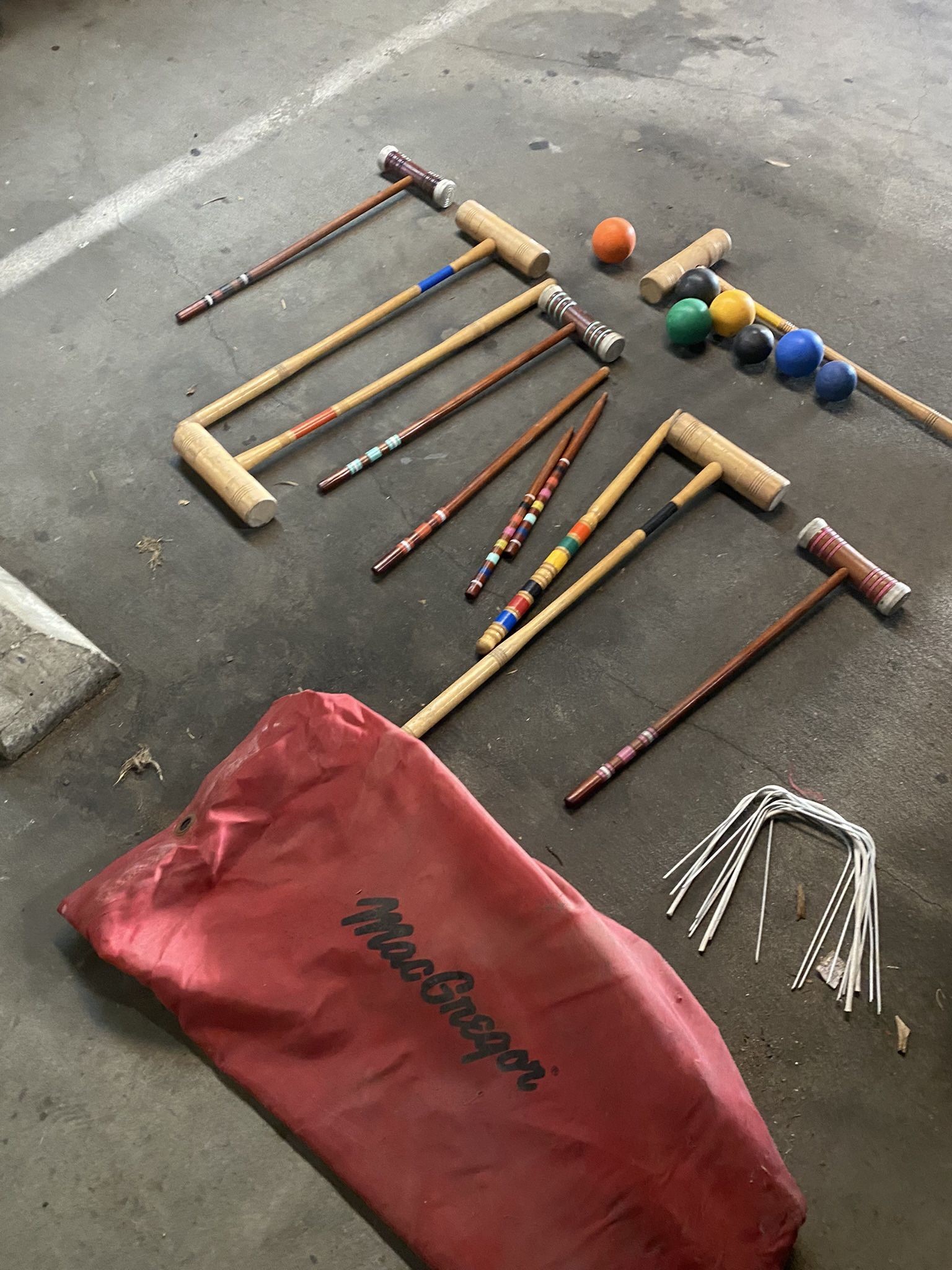 Croquet - Vintage Wooden Croquet Set - Rafael Osona Auctions Nantucket, MA - View #7