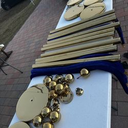 Stanchion Pole With Blue And Red Ropes 