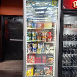 Frozen And Ice Cream Free Standing  Freezer 