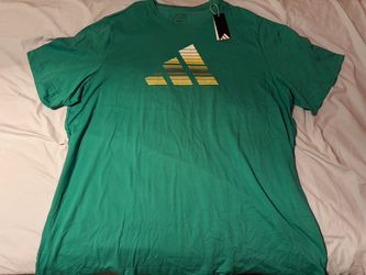 Adidas Green Shirt; Men’s 4XLT