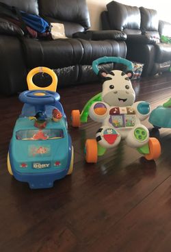 Character push car for toddler