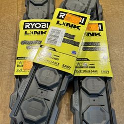 RYOBI LINK Wall Rails Black, 3(2-Packs)  6 Total Brand New. STM504 Rails Only.