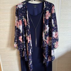 R & K Jacket Dress Size 16