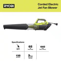 Ryobi Corded Leaf Blower