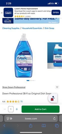 Dawn professional manual pot and pan detergent
