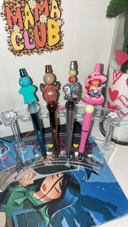 Focal beaded pens