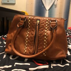 Brown Lather Bag