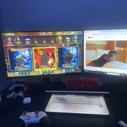 two gaming monitors 