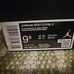 Jordan Stay Loyal 3 9.5 Mens