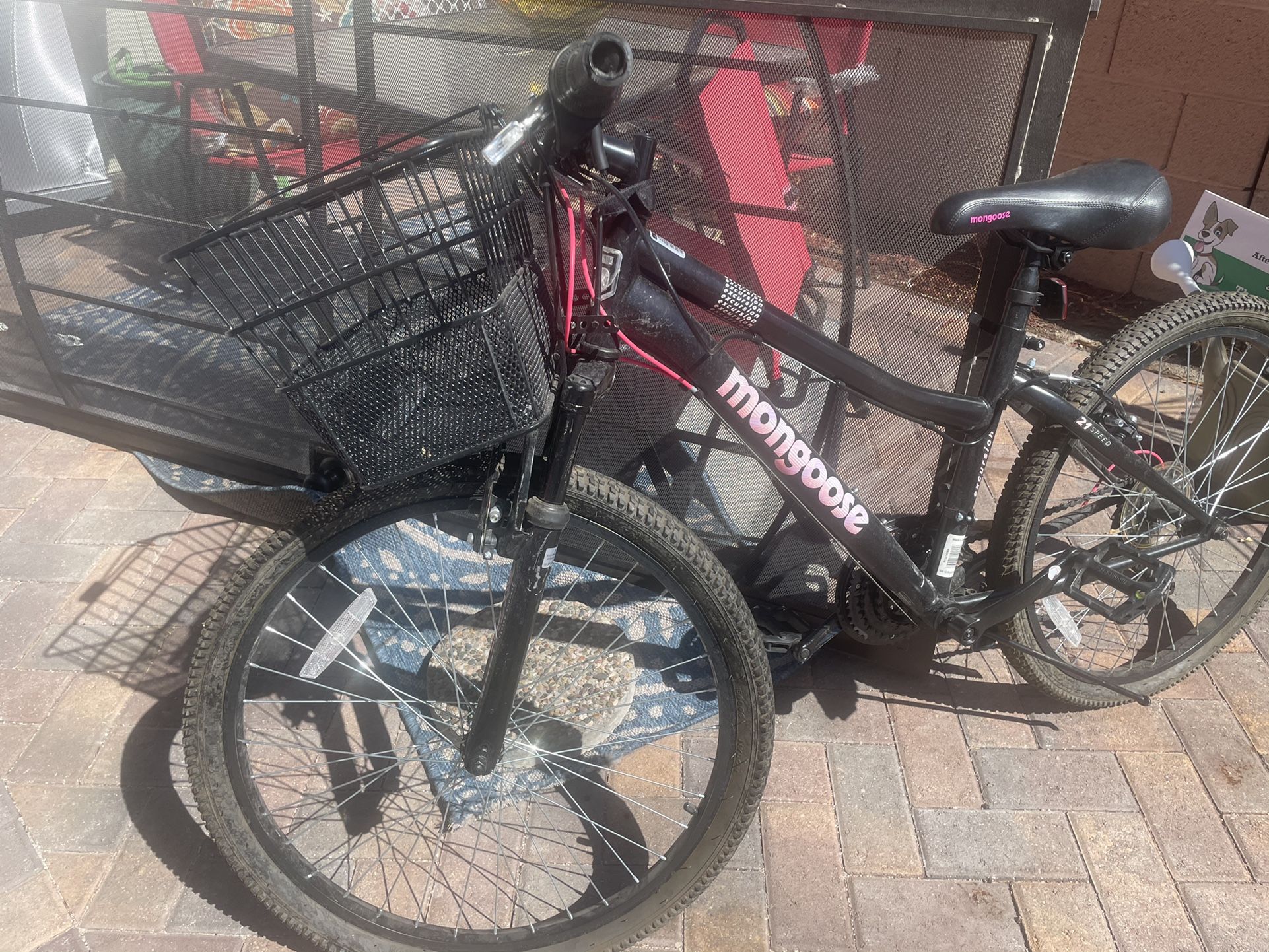 Mongoose Girl Bike 24 W Basket for Sale in Las Vegas NV OfferUp