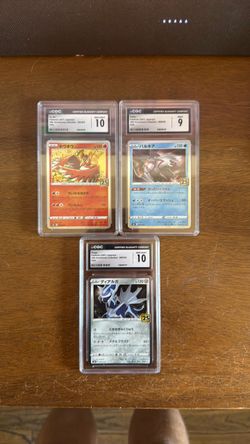 3 CGC Japanese 25th Anniversary Pokemon