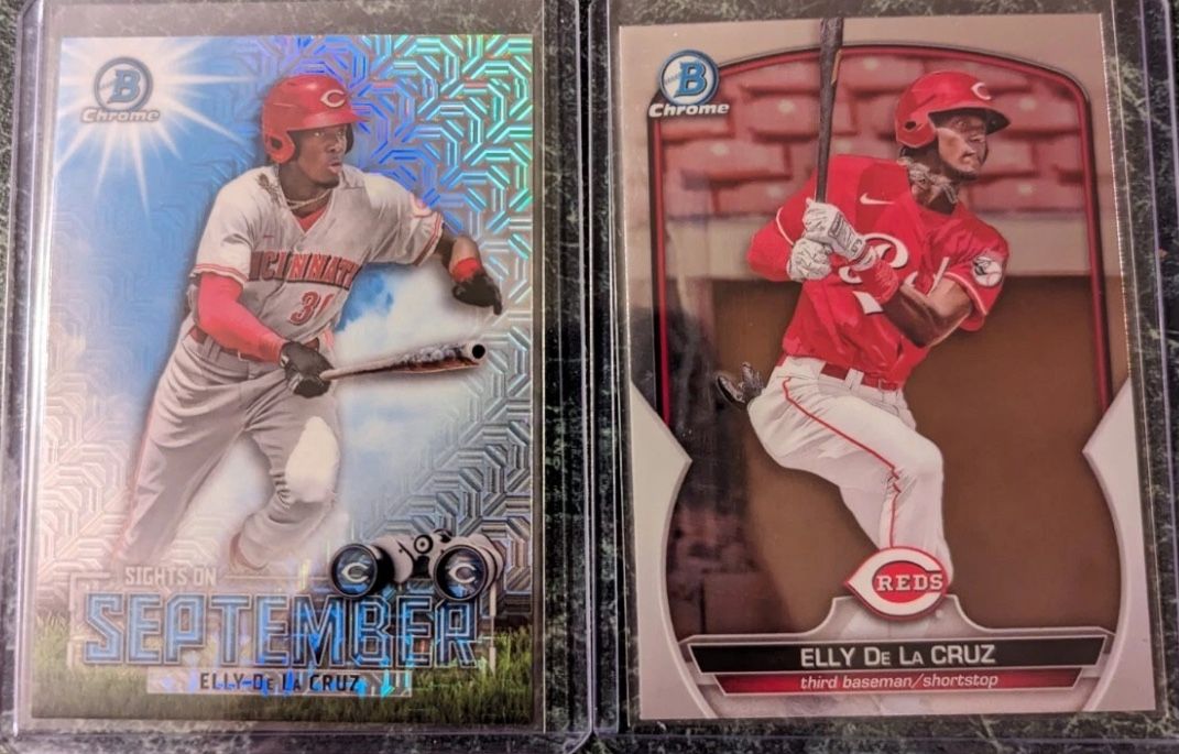 ELLY De La Cruz 2 Card Lot