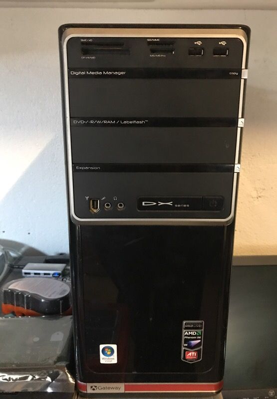 Gateway DX4200-09 AMD Phenom 9150e 1.8GHz 4GB RAM 160GB HDD Win 7 HDMI