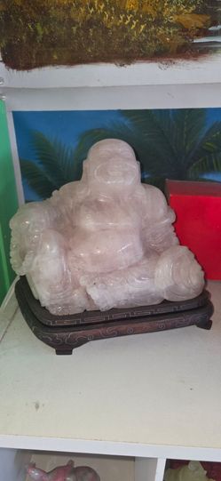 Buddha rose quartz