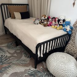 Twin Bed frame + Mattress