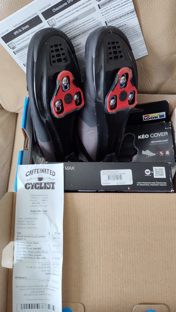 Cycling Shoes , Covers , KEO Clipless Pedals (3 items)