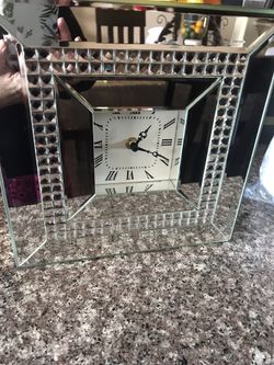 Mirror clock $15