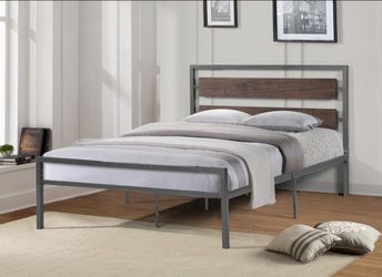 Metal Bed w/ mattress