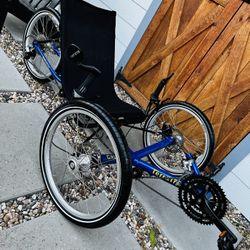 Like New TerraTrike Cruiser Recumbent Trike. for Sale in Houston