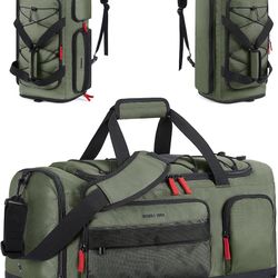 BAGSMART Gym Bag for Men&Women, Travel Duffel Bag with Shoe Laptop Compartment，Anti-Theft Carry On Weekender Bag for Airplane,Outdoor Overn- Open Box