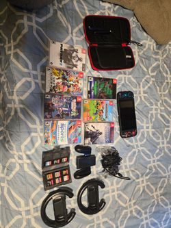 Nintendo switch  bundle with games and pro controller included