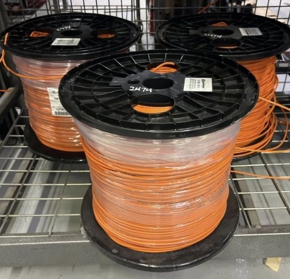 2500ft Rolls 10awg Copperhead Duratrace Solid CCS Tracer Wire 30 MIL HDPE 30 Volt Direct Bury Only Orange 2500 feet rolls 3 rolls available Normall