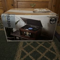 Victrola Navigator 8-in-1 record player ( Mahogany)