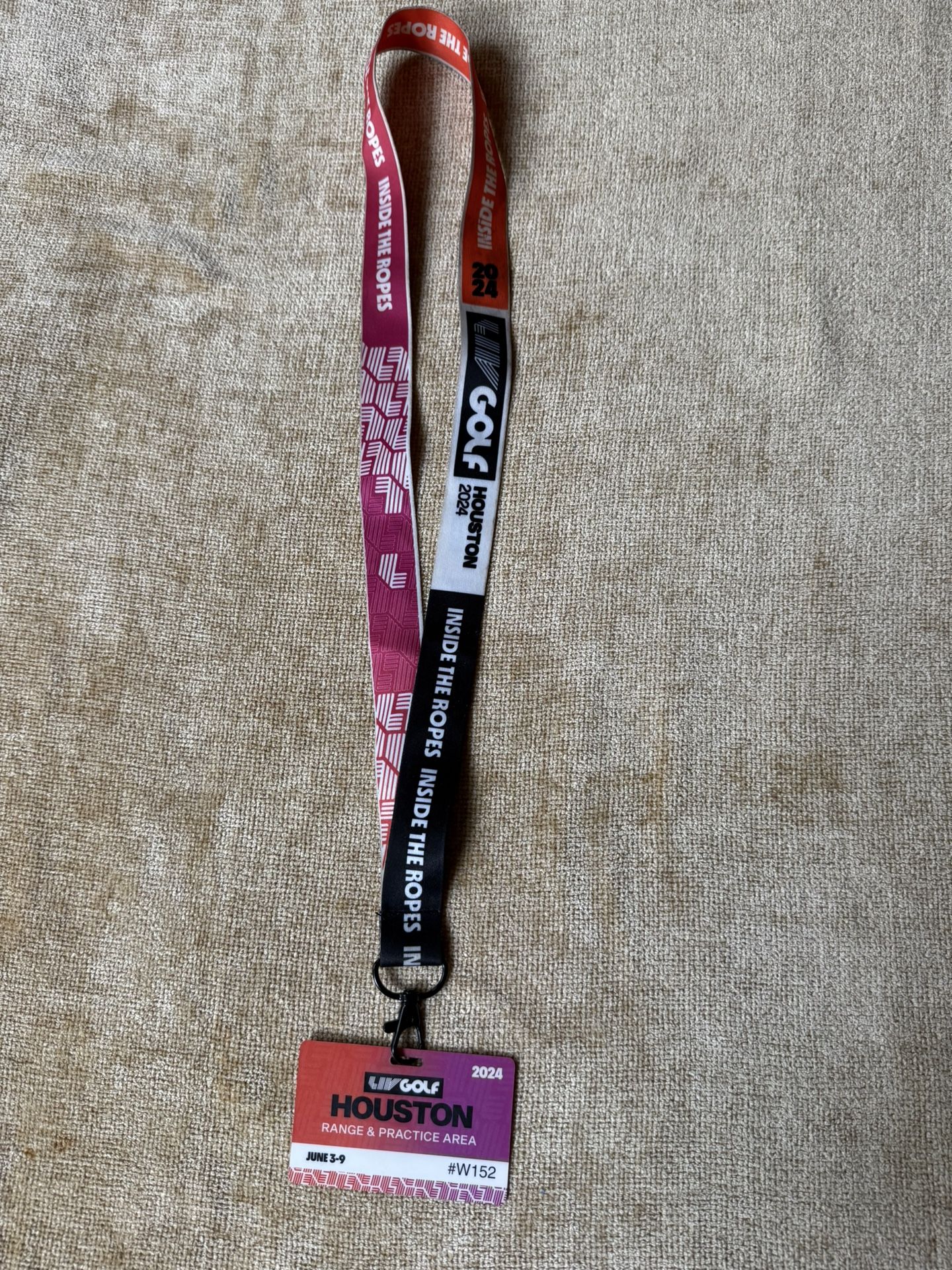 LIV Golf Lanyard with Badge
