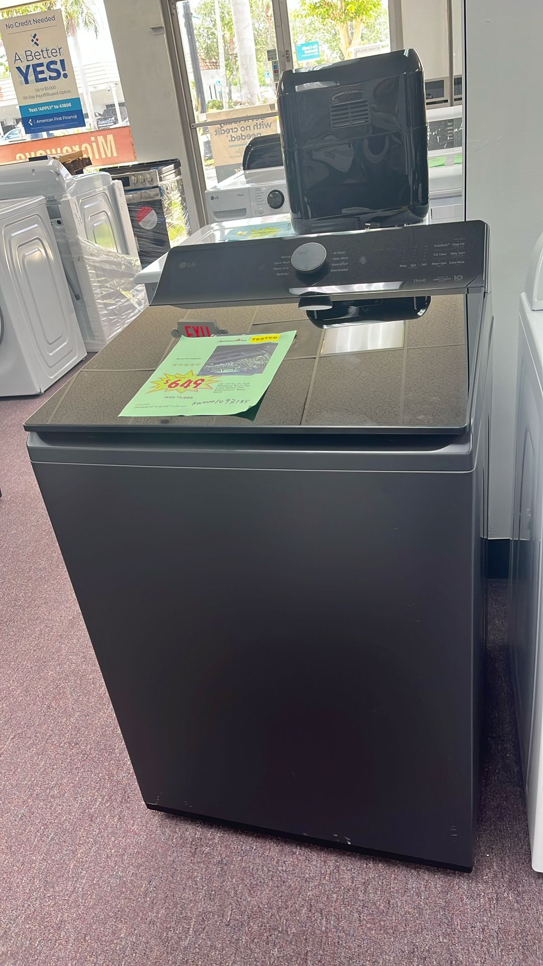 Washer Top Load New Open Box Scratch And Dents
