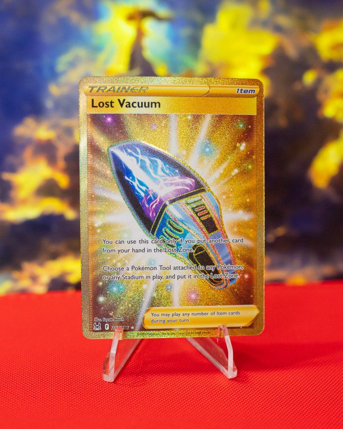 GOLD Trainer Lost Vacuum - POKEMON CARD