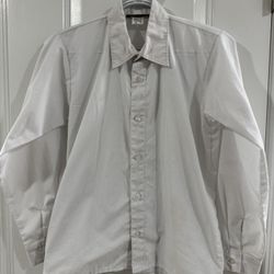 Kids White Button Down Dress Shirt Size 14
