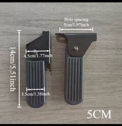 Ebike rear pegs pair