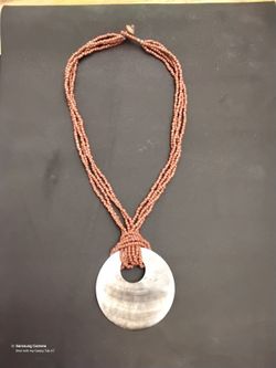 Abalone-Seed Bead Necklace...A Gift Idea!