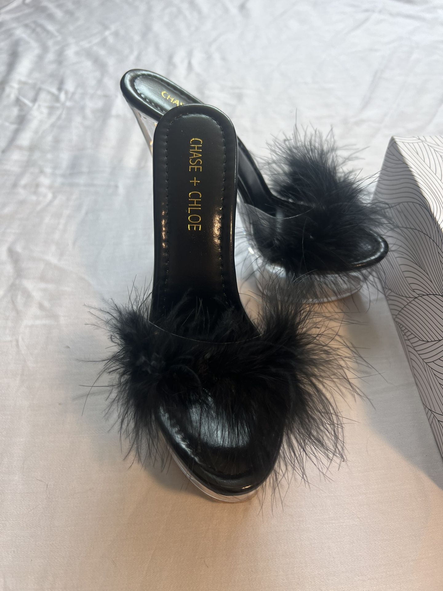 Brand New Fuzzy Heels