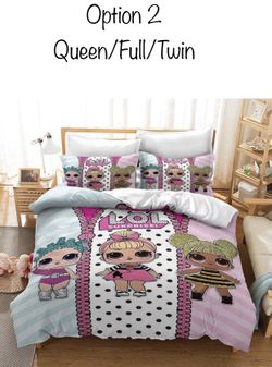 Lol Surprise Doll Bedding queen/Full/Twin (Local Pick up available)