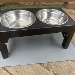Elevated Dog Bowls With Stand And Silicon May