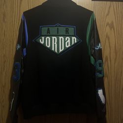 Women’s Jordan X Aleali may Varsity jacket Size S